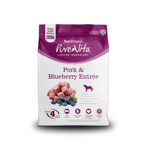 PureVita Grain Free Pork & Blueberry Dog Food purevita, pure vita, grain free, Pork, blueberry, Dry, dog food, dog