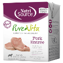 PureVita Grain Free TPK Pork Entree Dog Food 12/12.5oz purevita, pure vita, grain free, canned, tetrapak, dog food, dry, pork, entree