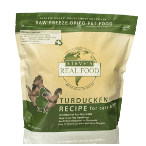 Steve's Real Freeze Dried Turducken Dog Food 1.25lb steves, steve's, real, dog food, dog, fd, freeze dried, turducken