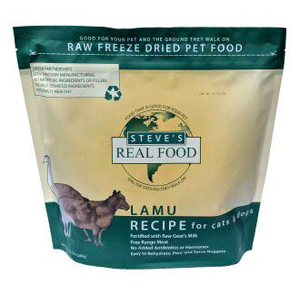 Steve's Real Freeze Dried Lamu Cat & Dog Food 1.25lb steves, steve's, real, dog food, cat food, cat, dog, fd, freeze dried, lamu