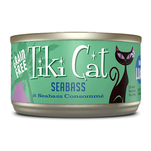 Tiki Luau Sea Bass Tiki Cat, tiki dog, Tiki, sea bass, Canned, Cat Food