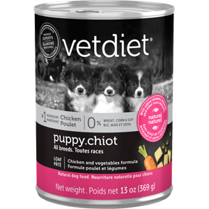 Vetdiet Puppy Canned Food 13oz 12 Case Vetdiet, Puppy, Canned, dog Food 