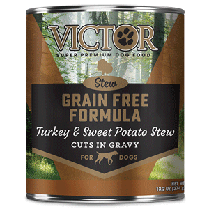 Victor GF Turkey and Sweet Potato Stew Canned Dog Food 13.2oz 12 Case Victor, turkey, gf, grain free, sweet potato, stew, Canned, Dog Food