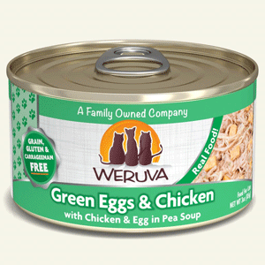 Weruva Green Eggs & Chicken Canned Cat Food Weruva, chicken, green eggs, Canned, can, cat food