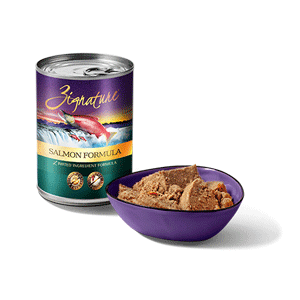 Zignature Canned Salmon Dog Food 12 Cans 13oz Case Zignature, Canned, salmon, Dog Food
