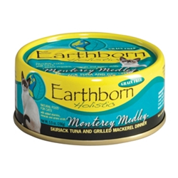 Earthborn Holistic Monterey Medley Can Cat Food Case 24/3oz earthborn, earthborn holistic, earthborn holistic monterey medley, monterey medley, Cat food, canned 
